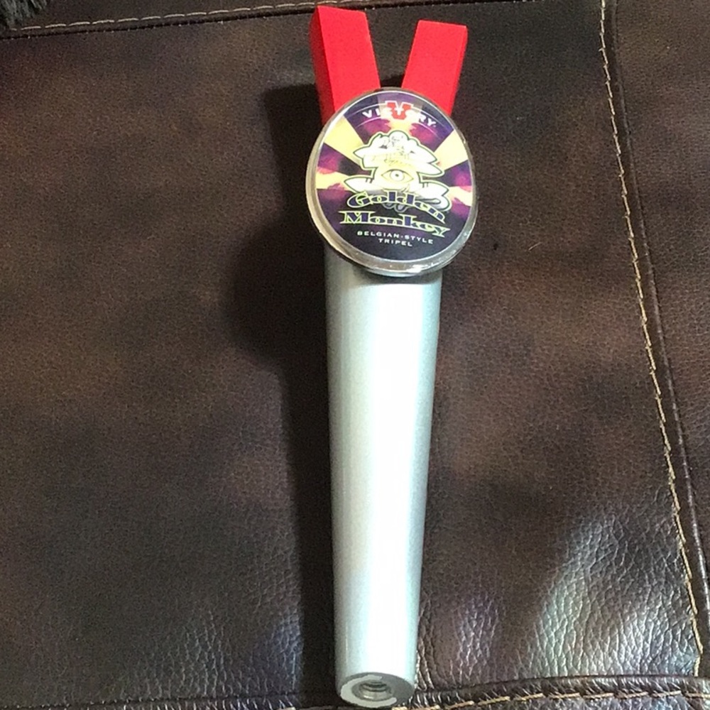 🍻 Victory Brewing - Golden Monkey Beer Tap Handle, 13”